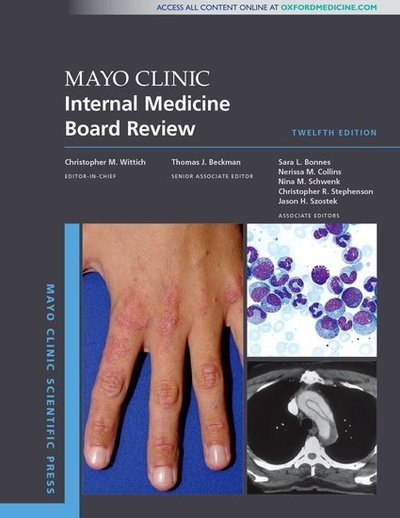 Cover for Mayo Clinic Internal Medicine Board Review - Mayo Clinic Scientific Press (Paperback Book) [12 Revised edition] (2020)