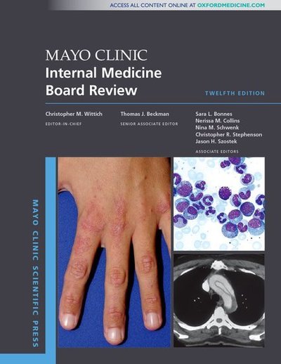 Mayo Clinic Internal Medicine Board Review - Mayo Clinic Scientific Press -  - Bøker - Oxford University Press Inc - 9780190938369 - 7. januar 2020