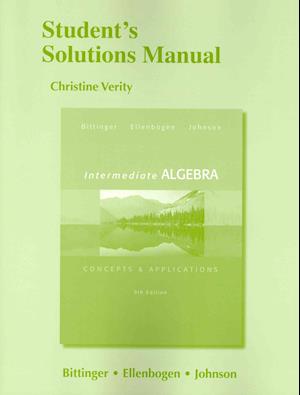 Cover for Marvin L. Bittinger · Student's Solutions Manual for Intermediate Algebra: Concepts &amp; Application (Paperback Book) (2013)