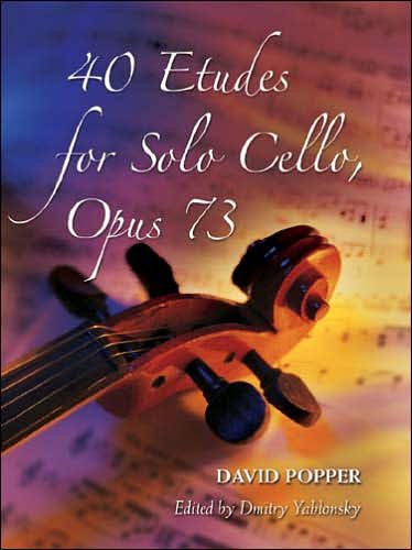 Cover for Music Scores · 40 Etudes for Solo Cello, Opus 73 (Dover Chamber Music Scores) (Pocketbok) (2007)