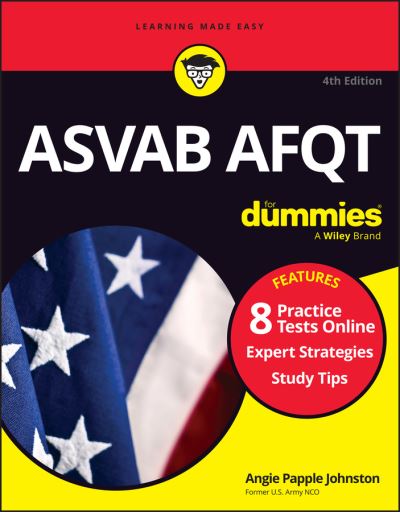 Cover for Angie Papple Johnston · ASVAB AFQT For Dummies: Book + 8 Practice Tests Online (Paperback Book) (2023)