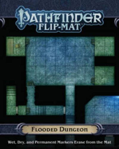Pathfinder Flip-Mat: Flooded Dungeon - Jason A. Engle - Brætspil - Paizo Publishing, LLC - 9781601257369 - 17. februar 2015