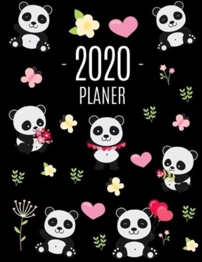 Cover for Kuhab Design · Panda Planer 2020 (Paperback Bog) (2020)