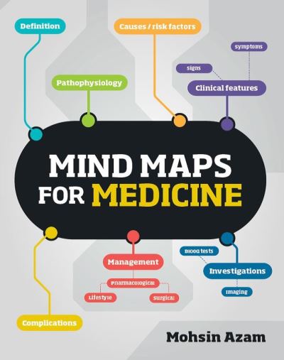 Cover for Azam, Mohsin (Royal Free Hospital, London) · Mind Maps for Medicine (Spiral Book) (2021)