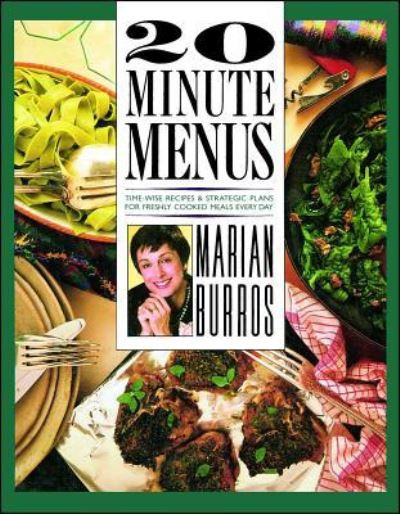 Cover for Marian Burros · 20 Minute Menus (Paperback Book) (2019)