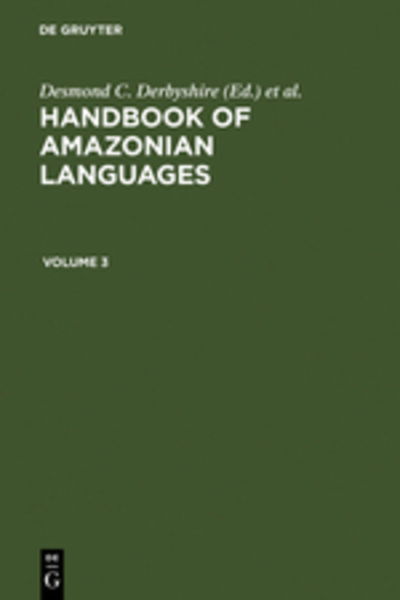Cover for Desmond C Derbyshire · Handb.of Amaz.Lang.03 (Buch) (1991)