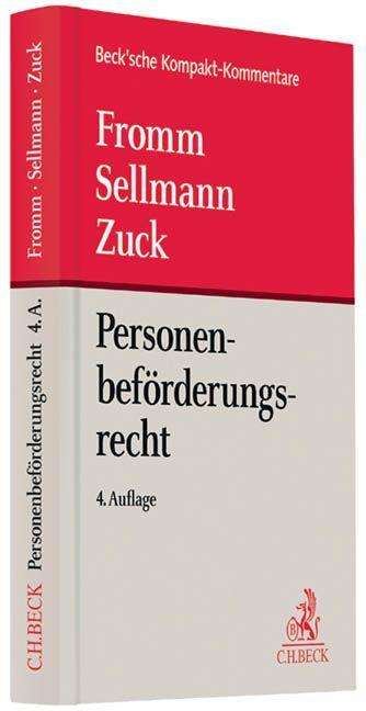 Cover for Fromm · Personenbeförderungsrecht,Komm. (Book)