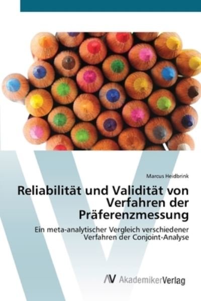 Cover for Heidbrink · Reliabilität und Validität vo (Bok) (2012)