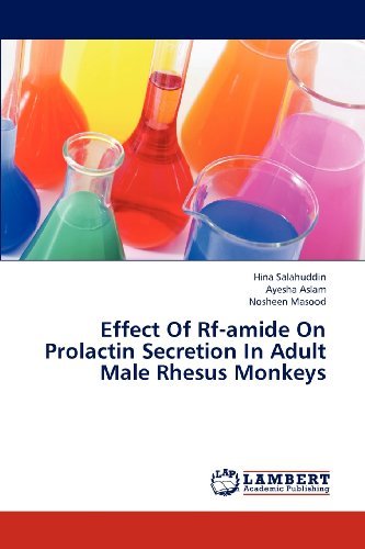 Effect of Rf-amide on Prolactin Secretion in Adult Male Rhesus Monkeys - Nosheen Masood - Books - LAP LAMBERT Academic Publishing - 9783659308369 - December 18, 2012