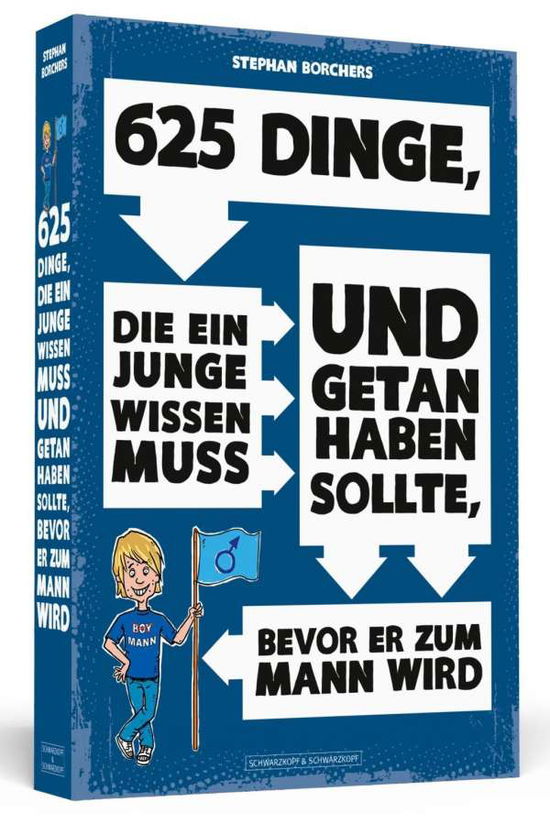 Cover for Borchers · 625 Dinge, die ein Junge wisse (Book)