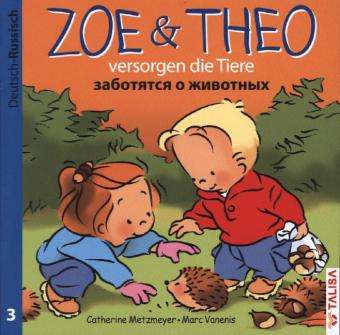 Cover for Metzmeyer · Zoe &amp; Theo.Tiere.Dt.-Russ (Book)