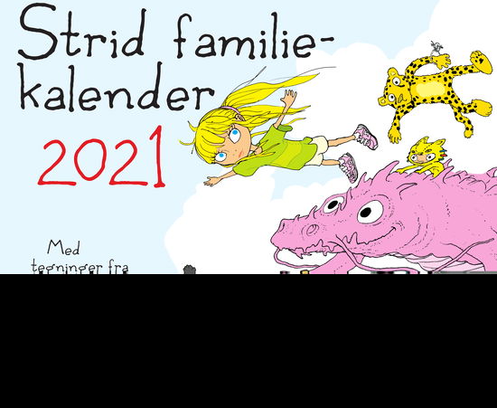 Strid familiekalender 2021 - Jakob Martin Strid - Livros - Gyldendal - 9788702300369 - 14 de setembro de 2020