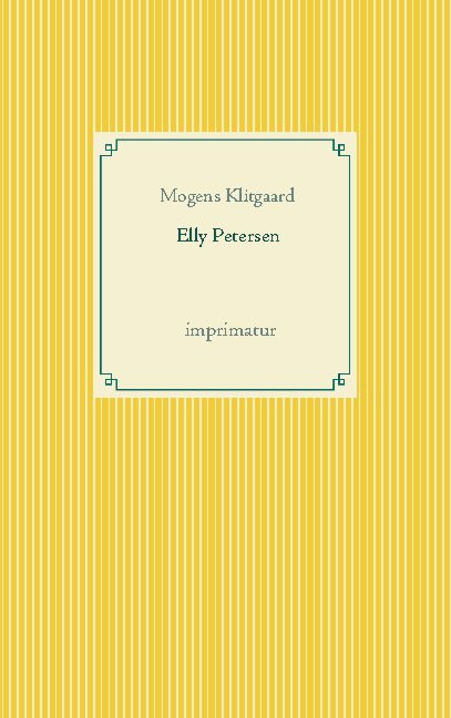 Cover for Mogens Klitgaard · Elly Petersen (Paperback Book) [1e uitgave] (2020)