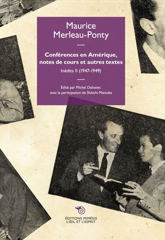 Cover for Maurice Merleau-Ponty · Conferences En Europe Et Premiers Cours A Lyon. Inedits #02 (Book)