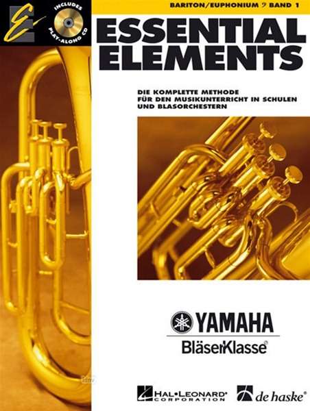 Cover for Tim Lautzenheiser, John Higgins, Charles Menghini, Wolfgang Feuerborn · Essential Elements Band 1 - fur Bariton (BC): Die Komplette Methode fur Den Musikunterricht in Schulen Und Blasorchestern (MISC)