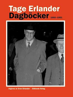 Cover for Tage Erlander · Dagböcker 1950-1951 (Hardcover Book) (2001)