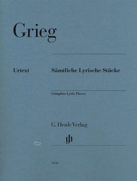 Cover for Grieg · Sämtliche Lyrische Stücke, für Kl (Buch) (2018)