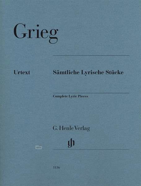 Cover for Grieg · Sämtliche Lyrische Stücke, für Kl (Bog) (2018)