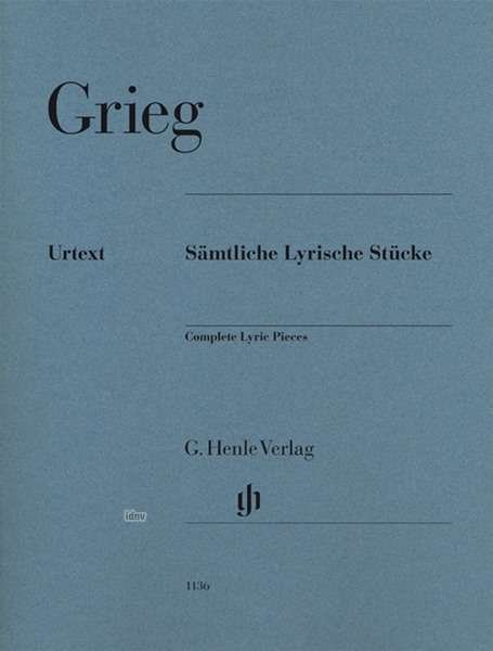 Cover for Grieg · Sämtliche Lyrische Stücke, für Kl (Bok) (2018)