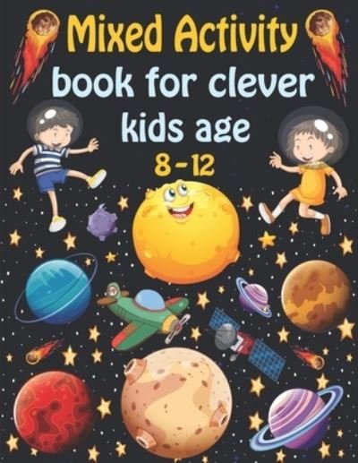 Cover for Bk Bouchama · Mixed activity book for clever kids age 8-12 (Pocketbok) (2020)