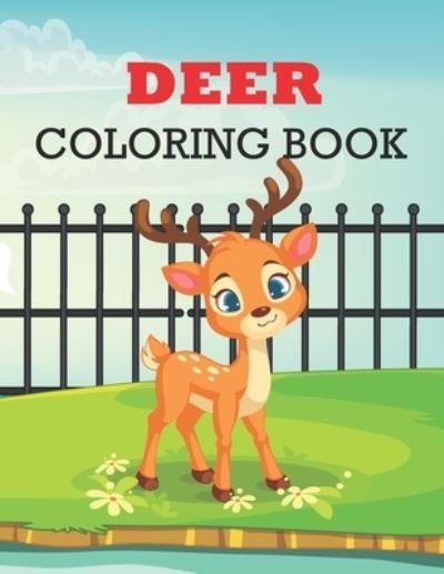 Cover for Tech Nur Press · Deer Coloring Book (Paperback Bog) (2021)