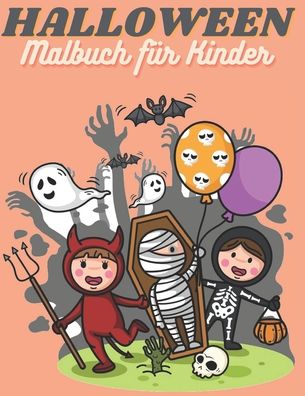 Cover for Trendy Art · HALLOWEEN Malbuch fur Kinder (Paperback Book) (2020)