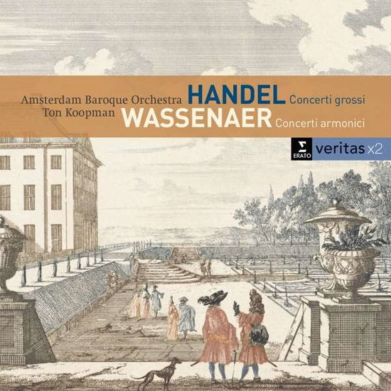 Cover for Handel / Amsterdam Baroque Orchestra / Koopman · Concerti Grossi Op 6 Nos 1 2 4 &amp; 6 / Van Wassenaer (CD) (2017)