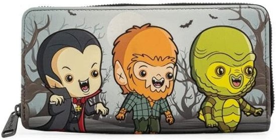 Cover for Loungefly · Loungefly Universal Monsters Chibi Line Zip Around (MERCH) (2021)