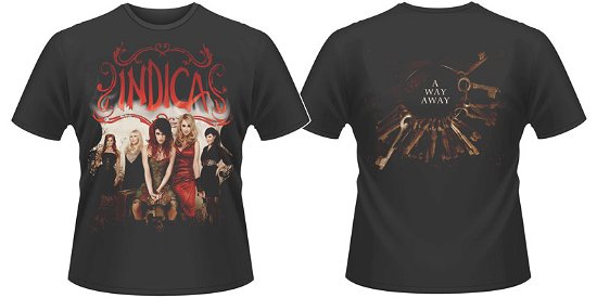 Cover for Indica · A Way Away (T-shirt) [size L] [Black edition] (2010)