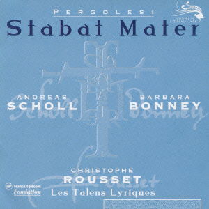 Cover for Andreas Scholl · Pergolesi:stabat Mater (&amp; Barbara * Nney,christophe Rousset / Les Talens L (CD) [Japan Import edition] (2008)