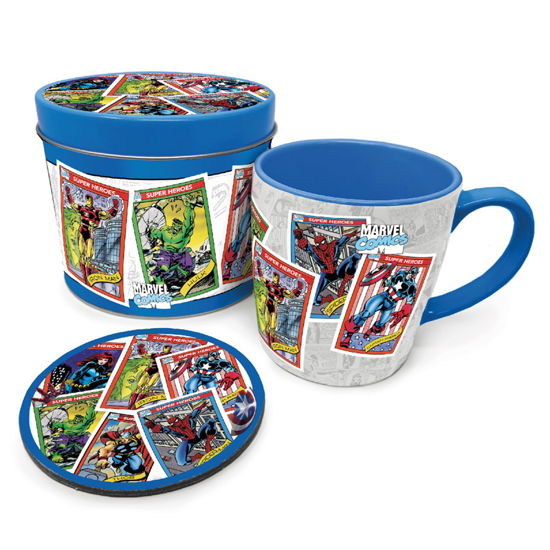 Cover for Mokken · Marvel Retro (Collectors Cards) Mug Tin Set (Paperback Book) (2023)