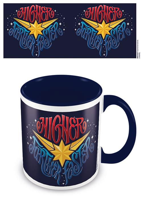 Coloured Inner Mug - Captain Marvel - - DC COMICS - Merchandise - MARVEL - 5050574255370 - 1. oktober 2019