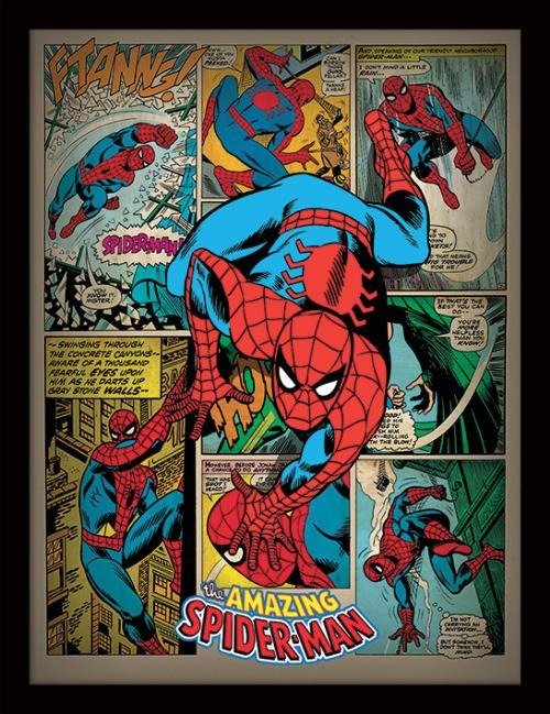 Retro - Collector Print 30x40cm - Spider-man - Merchandise - Pyramid Posters - 5050574891370 - 