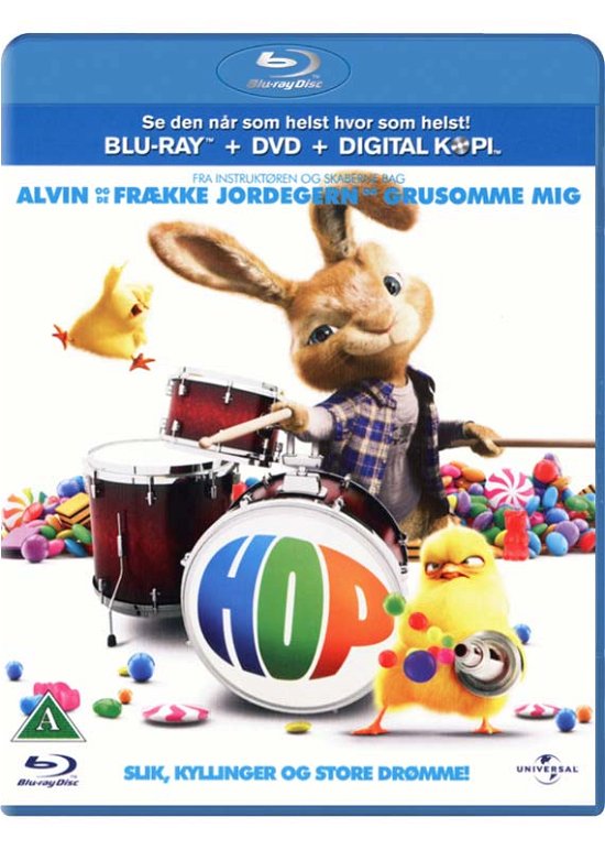 Cover for Hop (Blu-ray) [Blu-Ray &amp; DVD edition] (2011)