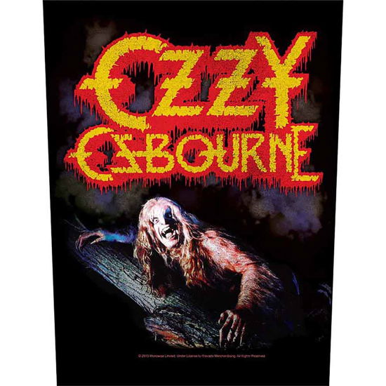 Ozzy Osbourne Back Patch: Bark At The Moon - Ozzy Osbourne - Produtos - PHD - 5055339774370 - 16 de março de 2020