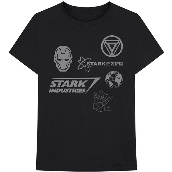 Marvel Comics Unisex T-Shirt: Iron Man Stark Expo - Marvel Comics - Mercancía -  - 5056170677370 - 
