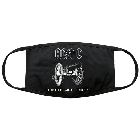 AC/DC Face Mask: About To Rock - AC/DC - Produtos -  - 5056368652370 - 