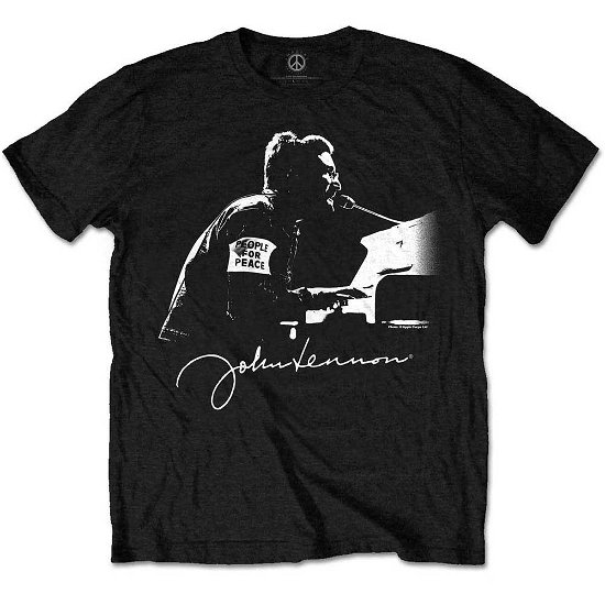 John Lennon Unisex T-Shirt: People For Peace (XXXXX-Large) - John Lennon - Merchandise -  - 5056368678370 - 