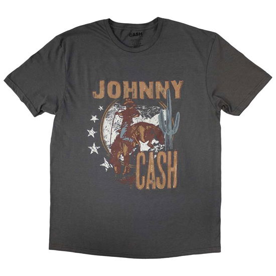 Cover for Johnny Cash · Johnny Cash Unisex T-Shirt: Cowboy (T-shirt) [size S] (2024)