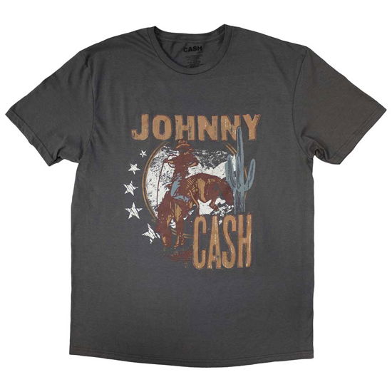 Johnny Cash Unisex T-Shirt: Cowboy - Johnny Cash - Merchandise -  - 5056737245370 - 