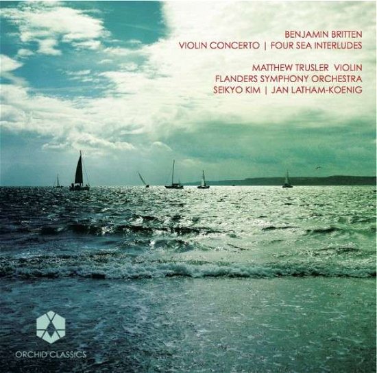 Cover for Britten / Trusler / Flanders Symphony Orchestra · Violin Concerto / Four Sea Interludes (CD) (2013)