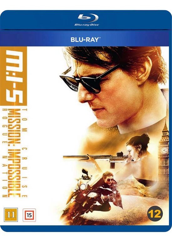 Cover for Tom Cruise · Mission: Impossible 5 (Rogue Nation) (Blu-ray) (2018)