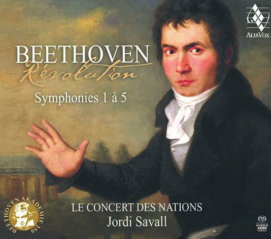 Cover for Savall, Jordi / Le Concert Des Nations · Beethoven Revolution Symphonies 1-5 (CD) (2020)