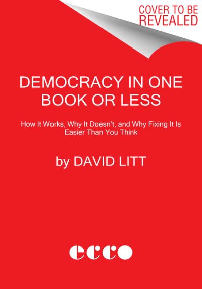 Cover for David Litt · Democracy in One Book or Less: How It Works, Why It Doesn't, and Why Fixing It Is Easier Than You Think (Paperback Bog) (2021)