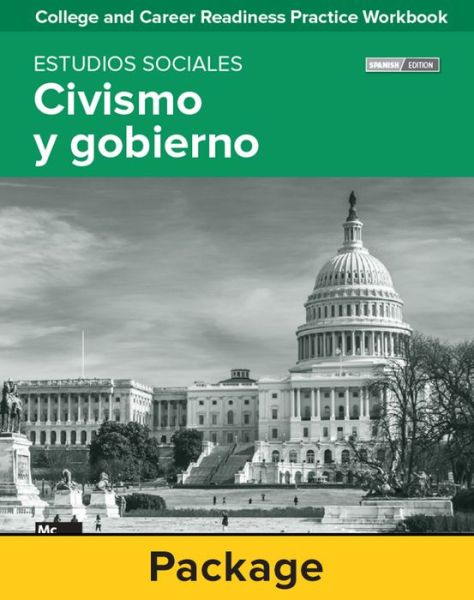 Cover for Contemporary · College and Career Readiness Skills Practice Workbook Civics and Government Spanish Edition, 10-pack (Spiral Book) (2016)