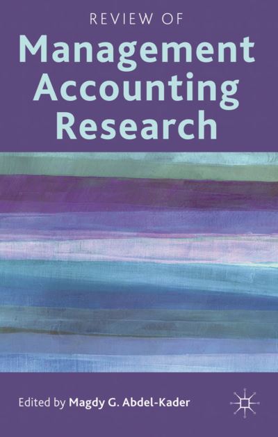 Cover for Abdel-kader, Magdy G, Dr · Review of Management Accounting Research (Hardcover Book) (2011)