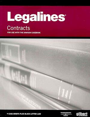 Cover for Publisher's Editorial Staff · Legalines on Contracts, Keyed to Dawson - Legalines (Paperback Book) [9 Revised edition] (2008)