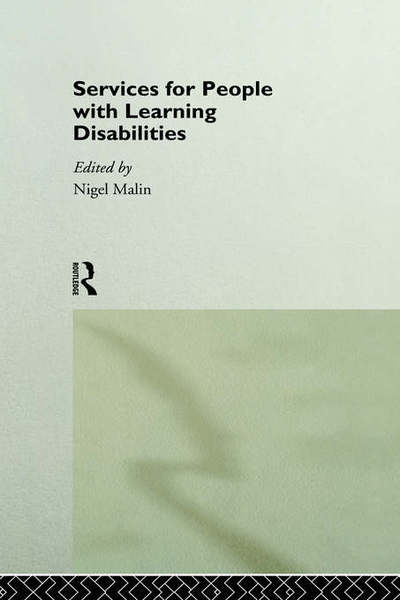 Cover for Nigel Malin · Services for People with Learning Disabilities (Hardcover Book) (1994)