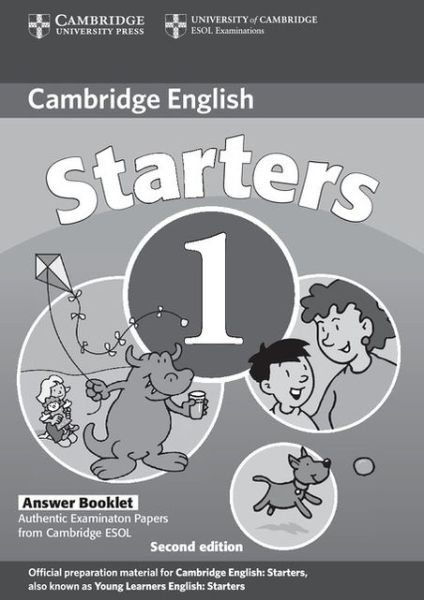 Cover for Cambridge Esol · Cambridge young learners english tests starters 1 answer booklet - examinat (Paperback Book) [2 Revised edition] (2007)