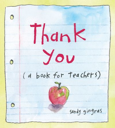 Cover for Sandy Gingras · Thank You: (a book for teachers) (Hardcover Book) (2010)